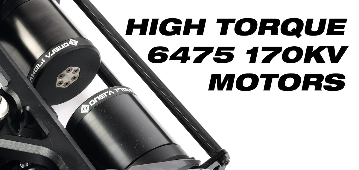 ONSRA BLACK CARVE 4 motors – "High torque 6475 170KV motors"