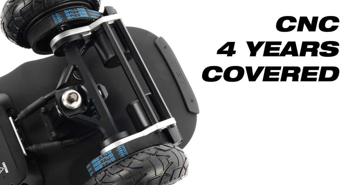ONSRA Challenger Pro All-Terrain CNC truck and belt drive – "CNC 4 years covered"