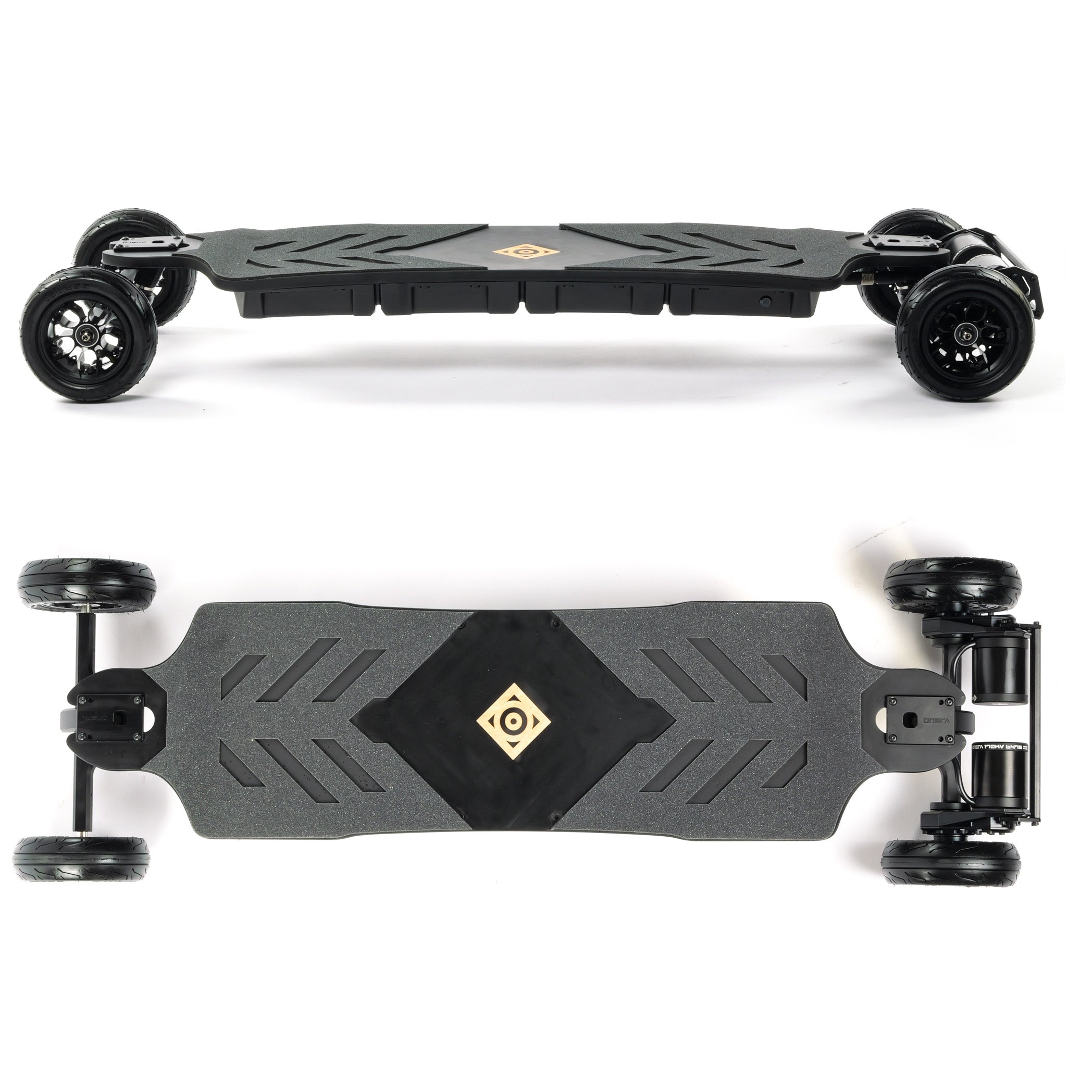ONSRA BLACK Carve 4 electric longboard featuring a flexible bamboo deck, Gear Drive system, powerful 14S battery, precision trucks, and all-terrain wheels, designed for high-performance carving, commuting, and long-range riding.