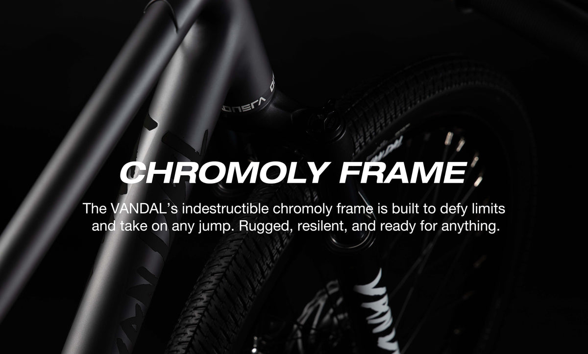 ONSRA VANDAL electric bike chromoly frame