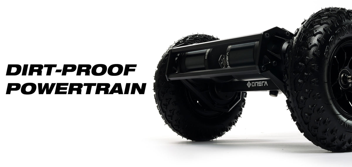 ONSRA BLACK CARVE 4 AT gear drive – "Dirt-proof powertrain"