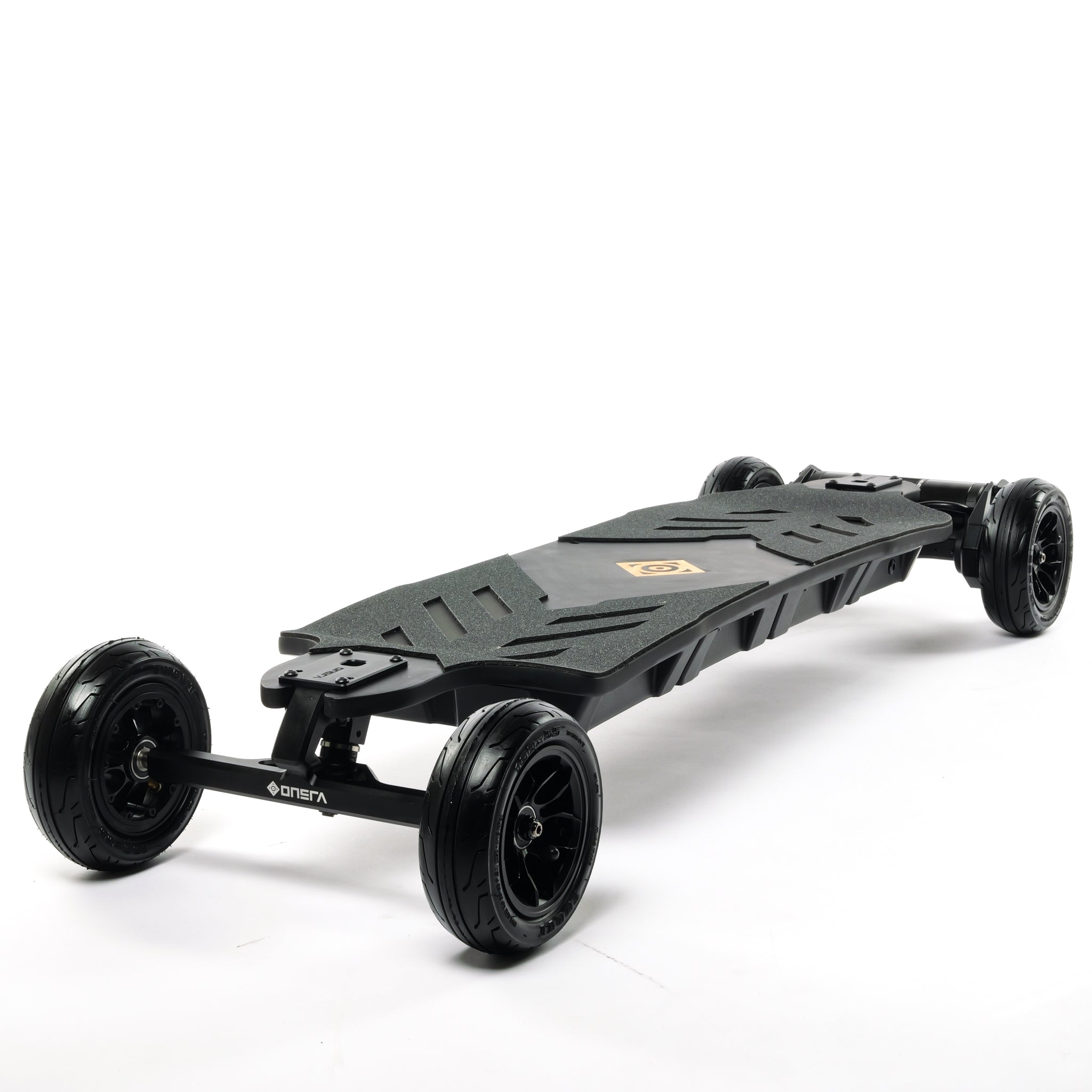 ONSRA BLACK Carve 4 electric longboard featuring a flexible bamboo deck, Gear Drive system, powerful 14S battery, precision trucks, and all-terrain wheels, designed for high-performance carving, commuting, and long-range riding.