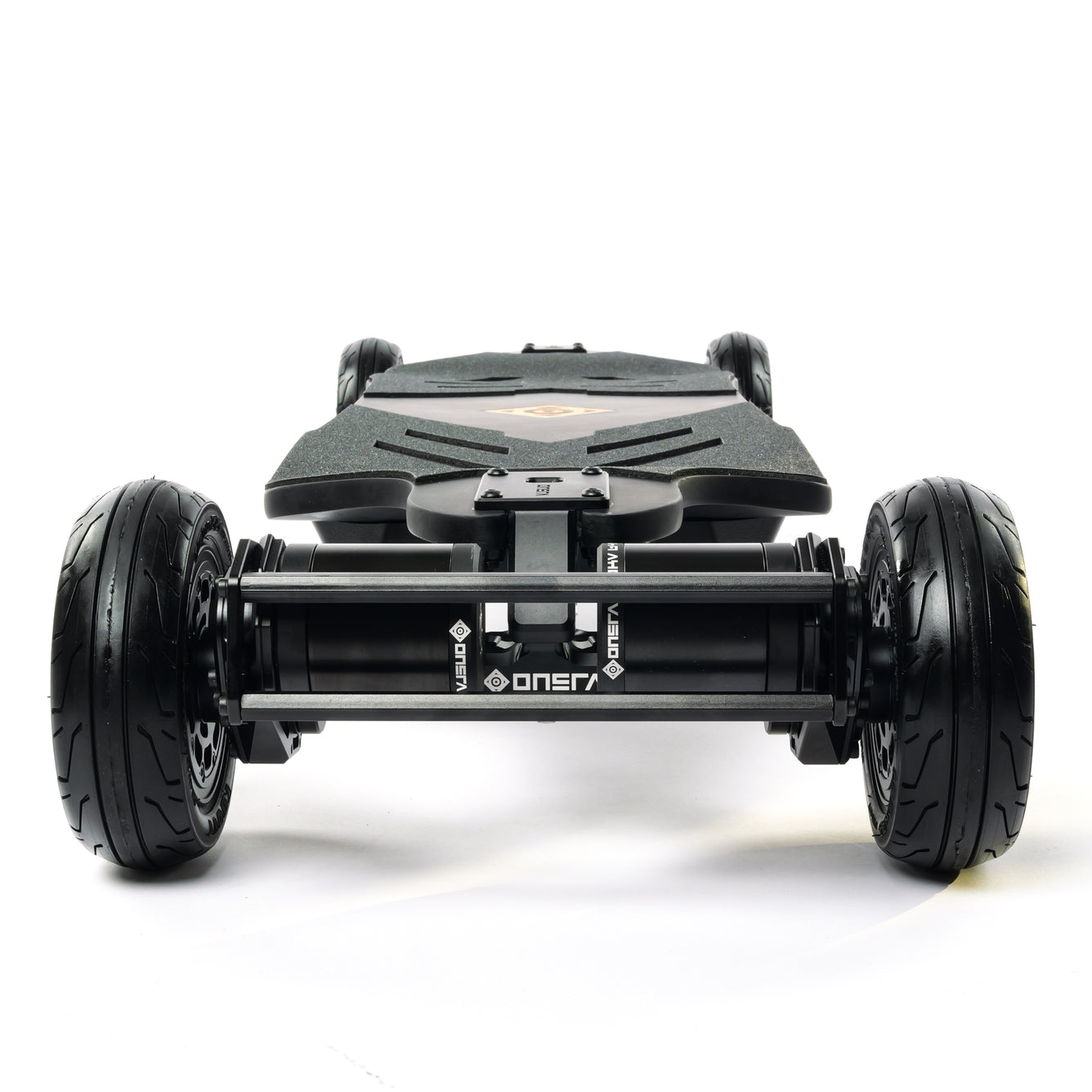 ONSRA BLACK Carve 4 electric longboard featuring a flexible bamboo deck, Gear Drive system, powerful 14S battery, precision trucks, and all-terrain wheels, designed for high-performance carving, commuting, and long-range riding.