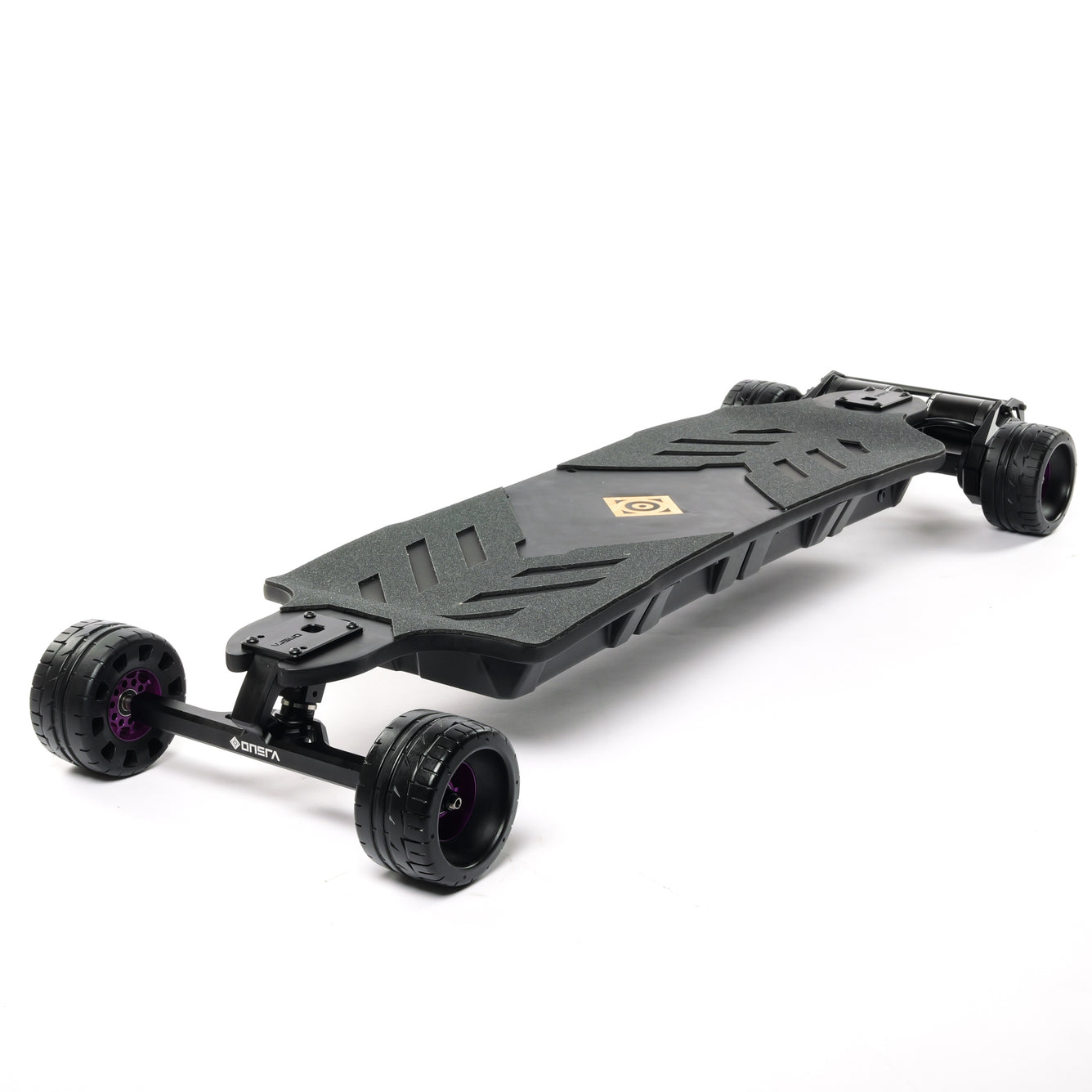 ONSRA BLACK Carve 4 electric longboard featuring a flexible bamboo deck, Gear Drive system, powerful 14S battery, precision trucks, and all-terrain wheels, designed for high-performance carving, commuting, and long-range riding.