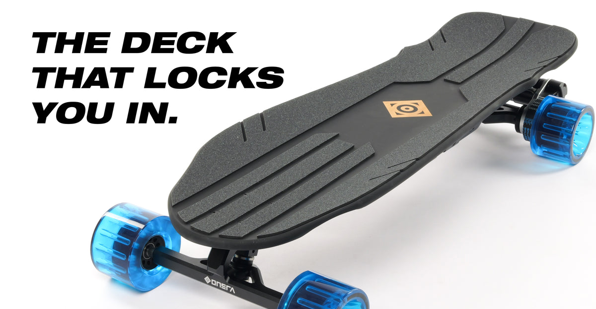 ONSRA Challenger Pro Street concave deck – "The deck that locks you in"